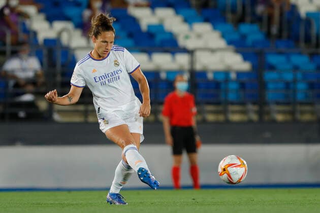 ESP: Real Madrid v Manchester City. UEFA Womens Champions League Peter Babett of Real Madrid during the UEFA Womens Champions League, preliminar round match between Real Madrid and Manchester City played at Alfredo Di Stefano Stadium on August 31, 2021 in Madrid, Spain. Copyright: xAlbertoxMolinax xPRESSINPHOTOx ALM_210831_663