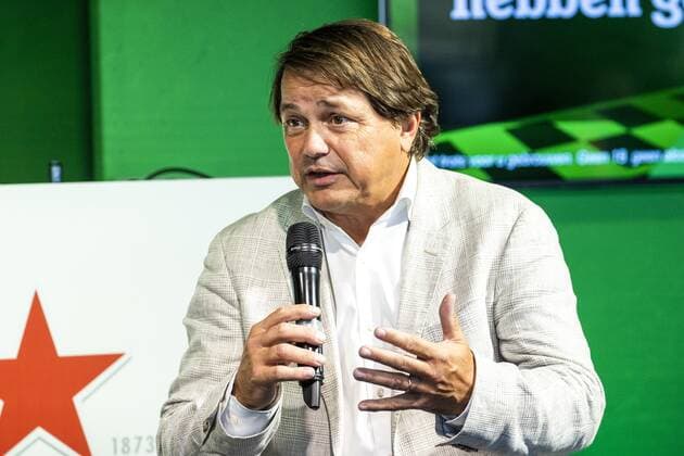 ZANDVOORT Hans Erik Tuijt, Global Sponsorship Director Heineken during the press conference For the first time in 36 years, the Formula 1 race Dutch Grand Prix Zandvoort will be held at Circuit Zandvoort ANP VINCENT JANNINK xVIxANPxSportx xxANPxIVx 436626897