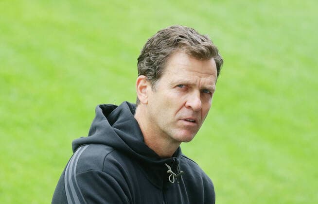 Stuttgart , football training national team , Oliver Bierhoff