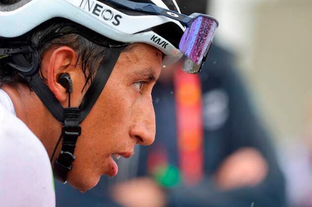 Colombian Egan Bernal, of team INEOS, in action during the 17th stage of the Spanish Cycling Vuelta, a 185,8 km-long race between Unquera (Cantabria) and Lagos de Covadonga (Asturias), Spain, 1 September 2021. 17th stage of the Spanish Cycling Vuelta !ACHTUNG: NUR REDAKTIONELLE NUTZUNG!  Copyright: xManuxBruquex GRAF2234 20210901-582f0cf95665f66a1deecdbe6d2f933e2ab7a0fe