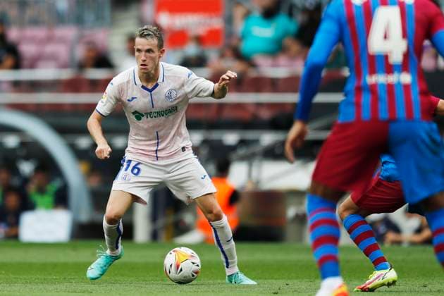 Jakub Jankto (Getafe), AUGUST 29, 2021 - Football Soccer : Spanish La Liga Santander match between FC Barcelona, Barca 2-1 Getafe at the Camp Nou stadium in Barcelona, Spain. Noxthirdxpartyxsales  (168338106)