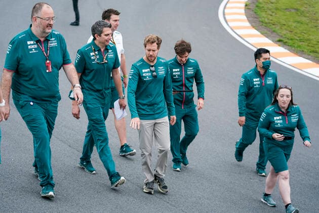 September 2, 2021, Zandvoort, The Netherlands: SEBASTIAN VETTEL of Germany and Aston Martin F1 Team is seen during preparations of the 2021 FIA Formula 1 Dutch Grand Prix at Circuit Zandvoort in Zandvoort, The Netherlands. Zandvoort The Netherlands - ZUMAg147 20210902_zap_g147_014 Copyright: xJamesxGasperottix