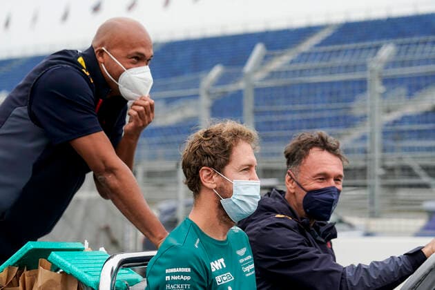September 2, 2021, Zandvoort, The Netherlands: SEBASTIAN VETTEL of Germany and Aston Martin F1 Team is seen during preparations of the 2021 FIA Formula 1 Dutch Grand Prix at Circuit Zandvoort in Zandvoort, The Netherlands. Zandvoort The Netherlands - ZUMAg147 20210902_zap_g147_017 Copyright: xJamesxGasperottix