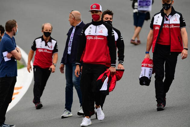 Formula 1 - Dutch Grand Prix - Driver Track Walk Antonio Giovinazzi of Alfa Romeo Racing ORLEN on track during track walk of Dutch Grand Prix, 13th round of Formula 1 World Championship, WM, Weltmeisterschaft in CM.com Circuit Zandvoort, North Holland, Netherlands, 2 September 2021 Zandvoort North Hollan Netherlands diodato-notitle210902_npN60  Copyright: xAndreaxDiodatox