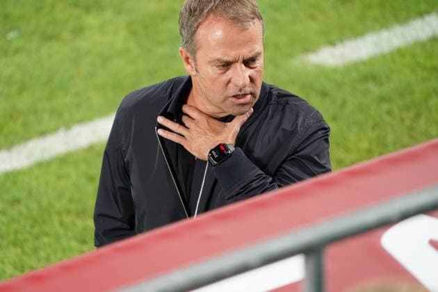 German national coach Hansi Flick Germany St Gallen 02 09 2021 Lichtenstein vs Germany, World Cup Qualification, St Gallen