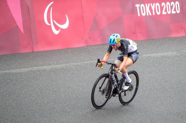 Paralympics Tokyo 2020 on 03 09 2021 Day 9 NAKAHINATA OYAMA CHO SUNTO GUN , JAPAN SEPTEMBER 03 SCHINDLER, Denise GER from BPRSV Cottbus Brandenburg , born 09 11 1985 in Karl Marx Stadt, paralympic classification C3 in the road race on day 9 of the Paralympics Tokyo 2020 during the Para cycling road competition at the Fuji International Speedway by Nakahinata Oyama cho Sunto gun on 03 9 2021 in Shizuoka Japan Oliver Kremer DBS Copyright: xBEAUTIFULxSPORTS OliverxKremerx