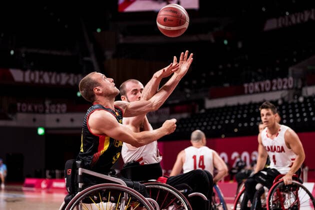 Tokyo 2020 Paralympic Games Wheelchair Basketball , 03 09 2021 TOKYO, JAPAN 03 September Wheelchair Basketball, Placement Game 7 8 Canada Germany Men, on Day 10 of the Tokyo 2020 Paralympic Games at Ariake Arena on 03 09 2021 in Tokyo Japan Thomas Boehme 13, Germany Copyright: xBEAUTIFULxSPORTS Wunderlx