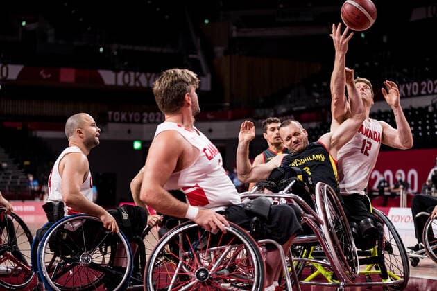 Paralympics Tokyo 2020 in 2021, wheelchair basketball, Canada - Germany