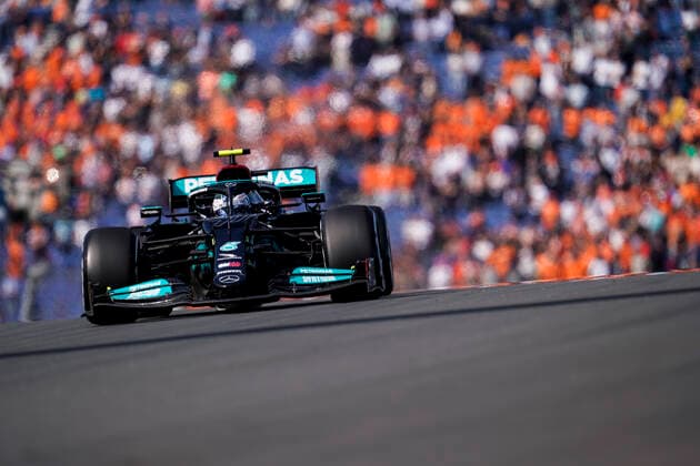 September 3, 2021, Zandvoort, The Netherlands: VALTTERI BOTTAS of Finland and Mercedes-AMG F1 Team drives during practice of the 2021 FIA Formula 1 Dutch Grand Prix at Circuit Zandvoort in Zandvoort, The Netherlands. Zandvoort The Netherlands - ZUMAg147 20210903_zap_g147_012 Copyright: xJamesxGasperottix