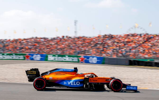 3 Daniel Ricciardo AUS, McLaren F1 Team , F1 Grand Prix of the Netherlands at Circuit Zandvoort on September 3, 2021 in Zandvoort, Netherlands Photo by HOCH ZWEI Zandvoort Netherlands