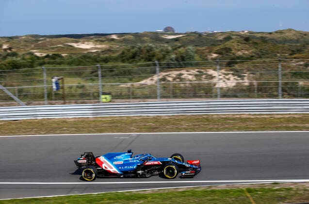 14 Fernando Alonso ESP, Alpine F1 Team , F1 Grand Prix of the Netherlands at Circuit Zandvoort on September 3, 2021 in Zandvoort, Netherlands Photo by HOCH ZWEI Zandvoort Netherlands
