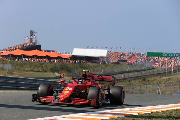 FORMULA 1 HEINEKEN DUTCH GRAND PRIX 2021 03 09 2021, Circuit Park Zandvoort, Zandvoort, FORMULA 1 HEINEKEN DUTCH GRAND PRIX 2021 , in picture Carlos Sainz Jr ESP 55 , Scuderia Ferrari Mission Winnow nordphotoxGmbHx xBratic nph00250