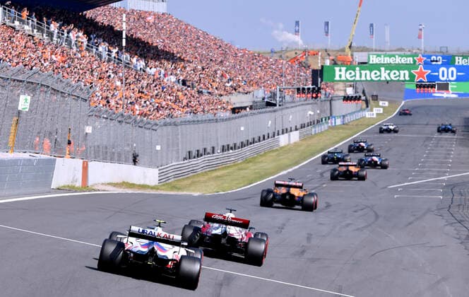 WATCH full tribunes in Zandvoort at the F1 Formula one GP of Netherlands 2021 Circuit Park Zandvoort on 03 September 2021