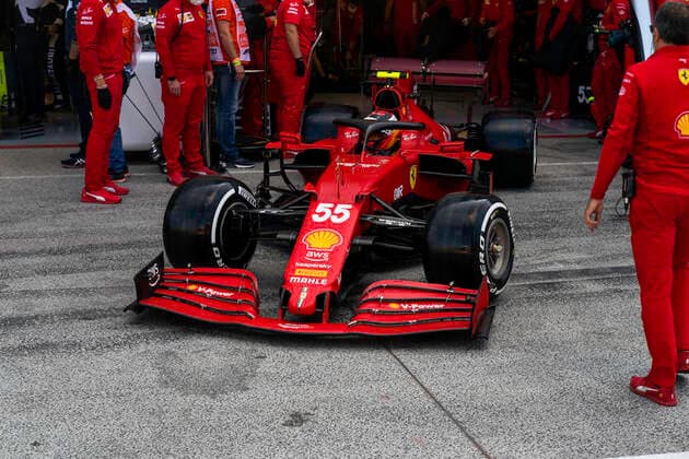 F1 Grand Prix of the Netherlands 55 Carlos Sainz (ESP, Scuderia Ferrari Mission Winnow), F1 Grand Prix of the Netherlands at Circuit Zandvoort on September 3, 2021 in Zandvoort, Netherlands. (Photo by COLOMBO IMAGES FIA Pool via HOCH ZWEI) Zandvoort Netherlands Poolfoto HOCH ZWEI Pool COLOMBO IMAGES ,EDITORIAL USE ONLY