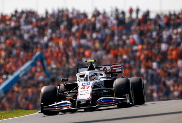 47 Mick Schumacher GER, Haas F1 Team , F1 Grand Prix of the Netherlands at Circuit Zandvoort on September 3, 2021 in Zandvoort, Netherlands Photo by HOCH ZWEI Zandvoort Netherlands