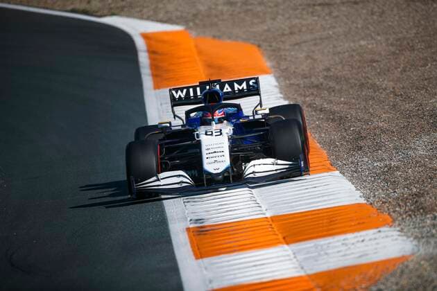 63 RUSSELL George (gbr), Williams Racing F1 FW43B, action during the Formula 1 Heineken Dutch Grand Prix 2021, 13th round of the 2021 FIA Formula One World Championship, WM, Weltmeisterschaft from September 3 to 5, 2021 on the Circuit Zandvoort, in Zandvoort, Netherlands FORMULE 1 : Grand Prix des Pays-Bas - Essais - 03 09 2021 DPPI PANORAMIC 