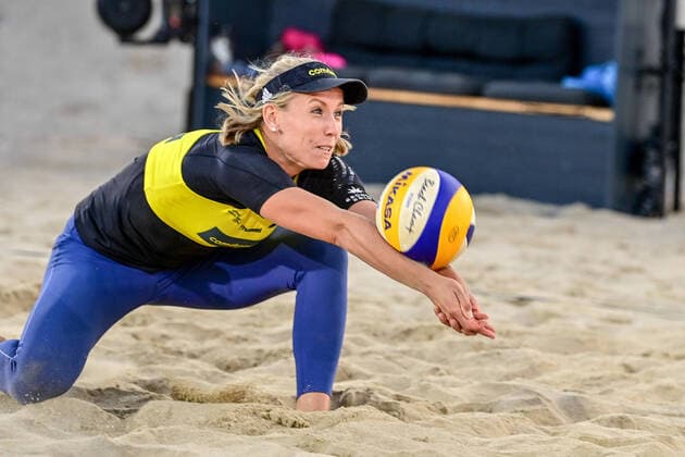 Beach volleyball player Karla Borger becomes new president of the German Athletes Association - archive photo