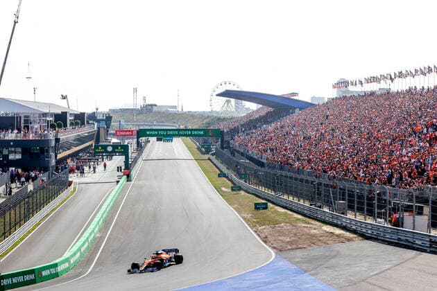 3 Daniel Ricciardo AUS, McLaren F1 Team , F1 Grand Prix of the Netherlands at Circuit Zandvoort on September 3, 2021 in Zandvoort, Netherlands Photo by HOCH ZWEI Zandvoort Netherlands
