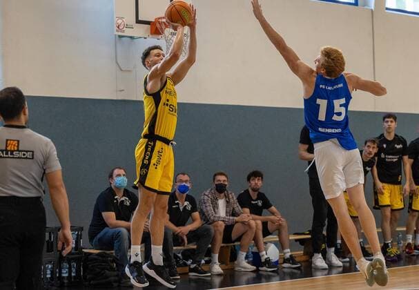 Joanic Gruettner Bacoul Tigers Tuebingen, 50 ¨¨Tigers Tuebingen vs PS Karlsruhe Lions, 2 basketball, Bundesliga, Pro A, Barmer 2 basketball, test game, season 2021 2022, 03 09 2021, ¨¨ Tigers Tuebingen PS Karlsruhe Lions, 2 basketball, 2 Bundesliga, Barmer 2 basketball, test game, season 2021 2022, 03 09 2021 Tuebingen. Copyright: xDennisxDuddek xEibnerxPressefotox EP_DDK