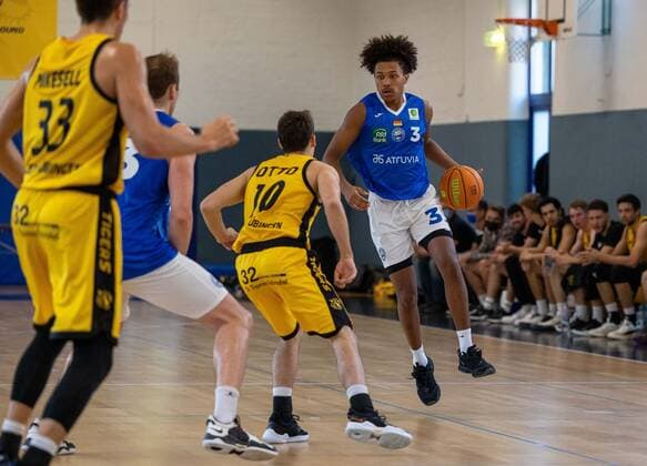 Nils Schmitz PS Karlsruhe Lions, 3 ¨¨Tigers Tuebingen vs PS Karlsruhe Lions, 2 basketball, Bundesliga, Pro A, Barmer 2 basketball, test game, season 2021 2022, 03 09 2021, ¨¨ Tigers Tuebingen PS Karlsruhe Lions, 2 basketball, 2 Bundesliga, Barmer 2 basketball, test game, season 2021 2022, 03 09 2021 Tuebingen. Copyright: xDennisxDuddek xEibnerxPressefotox EP_DDK
