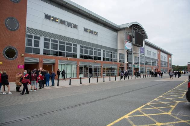 Manchester, England, September 3 General outside stadium views before the FA Womens Super League game between Manchester United, ManU and Reading at Leigh Sports Village in Manchester, England All rights reserved FA Womens Super League - Manchester United v Reading 