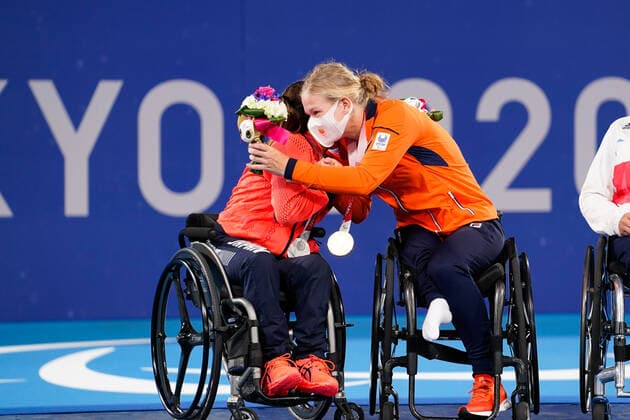 Paralympics Tokyo 2020 in 2021, wheelchair tennis, award ceremony