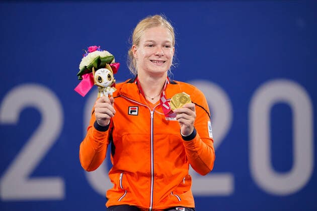 Diede De Groot (NED), SEPTEMBER 3, 2021-Wheelchair Tennis : Women s Singles Medal Ceremony at the Ariake Tennis Park during Tokyo 2020 Paralympic Games in Tokyo, Japan. Noxthirdxpartyxsales  (168506791)