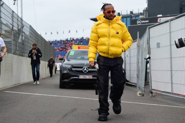 Formula 1 - Dutch Grand Prix - Driver Arrival Lewis Hamilton of Mercedes-AMG Petronas F1 Team arrived in to the paddock before of Dutch Grand Prix, 13th round of Formula 1 World Championship, WM, Weltmeisterschaft in CM.com Circuit Zandvoort, North Holland, Netherlands, 4 September 2021 Zandvoort North Hollan Netherlands diodato-notitle210904_nphoP  Copyright: xAndreaxDiodatox