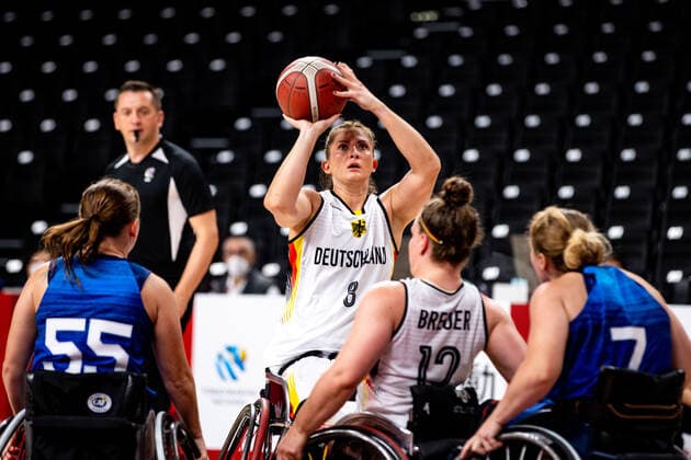 Paralympics Tokyo 2020 in 2021, wheelchair basketball, women, Germany - USA