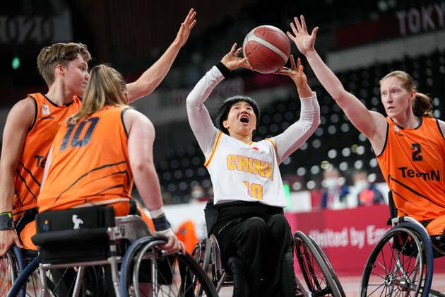Paralympics Tokyo 2020 in 2021, wheelchair basketball, womens final, China - Netherlands.