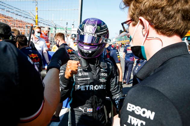 44 Lewis Hamilton GBR, Mercedes AMG Petronas F1 Team , F1 Grand Prix of the Netherlands at Circuit Zandvoort on September 4, 2021 in Zandvoort, Netherlands Photo by HOCH ZWEI Zandvoort Netherlands