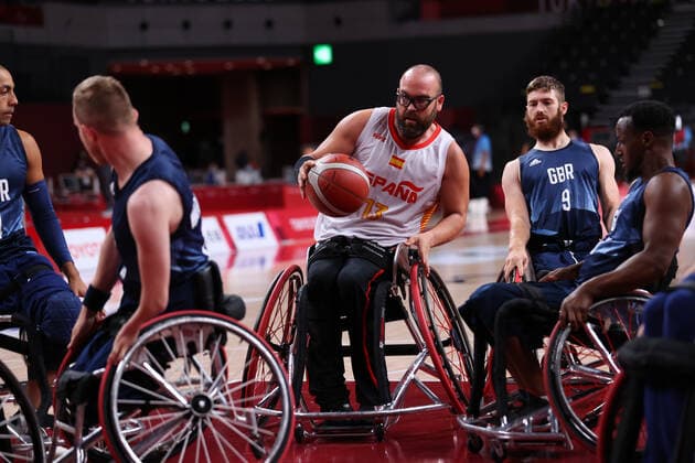 Asier Garcia Pereiro (ESP), SEPTEMBER 5, 2021 - Wheelchair Basketball : Men s 3rd place match between between Spain - Great Britain during the Tokyo 2020 Paralympic Games at the Ariake Arena in Tokyo, Japan. Noxthirdxpartyxsales  (168628242)