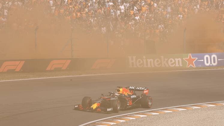 ZANDVOORT Max Verstappen during the Dutch Grand Prix at the Zandvoort circuit ANP VINCENT JANNINK Grand Prix xVIxANPxSportx xxANPxIVx 436903307