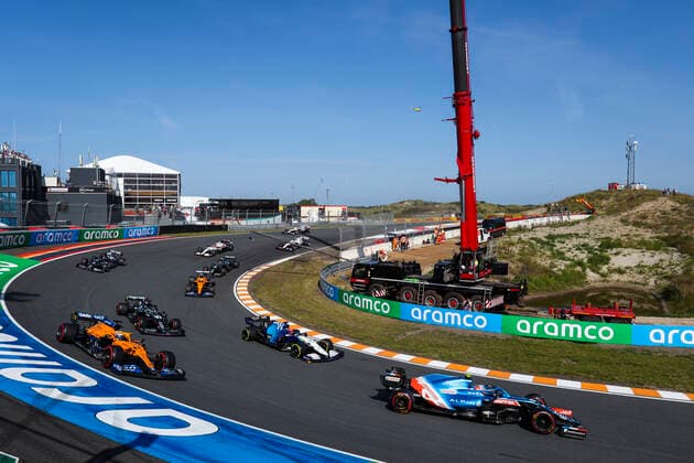31 OCON Esteban (fra), Alpine F1 A521, action during the Formula 1 Heineken Dutch Grand Prix 2021, 13th round of the 2021 FIA Formula One World Championship, WM, Weltmeisterschaft from September 3 to 5, 2021 on the Circuit Zandvoort, in Zandvoort, Netherlands FORMULE 1 : Grand Prix des Pays-Bas - 05 09 2021 DPPI PANORAMIC  00121028AV6_7814.JPG