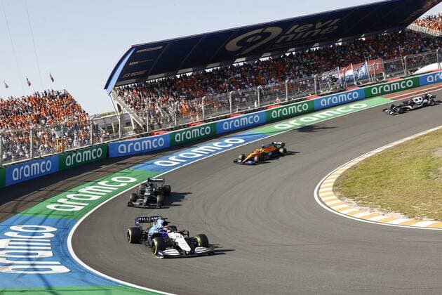 ZANDVOORT George Russell during the Dutch Grand Prix at the Zandvoort circuit ANP VINCENT JANNINK Grand Prix xVIxANPxSportx xxANPxIVx 436903716