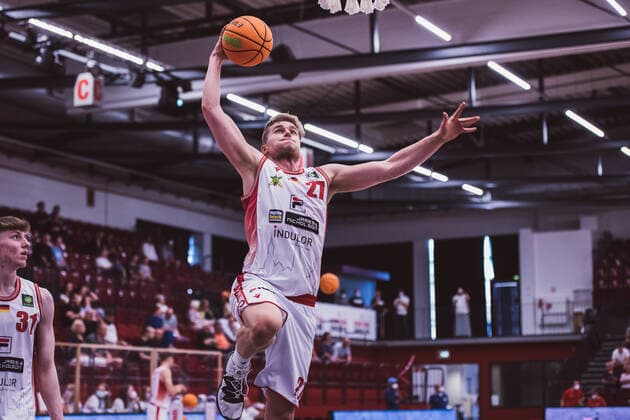 Test match Artland Dragons vs Eisbaeren Bremerhaven, 05 09 2021 Jonas Weitzel Artland Dragons, 27 Test match Artland Dragons vs Eisbaeren Bremerhaven on 05 09 2021 in Quakenbrueck Artland Arena , Germany, Copyright: xBEAUTIFULxSPORTS Neddermannx