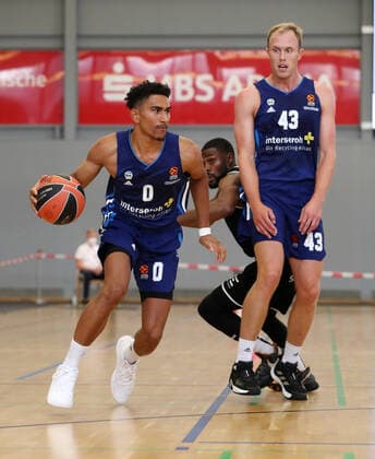 Maodo Lo, Luke Sikma Sports Basketball Test Match BBL Bundesliga Men Season 2021 2022 05 09 2021 ALBA Berlin vs Bakken Bears