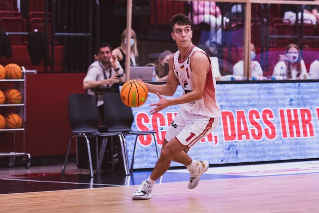 Test match Artland Dragons vs Eisbaeren Bremerhaven, 05 09 2021 Zachary Christopher Ensminger Artland Dragons, 1 Test match Artland Dragons vs Eisbaeren Bremerhaven on 05 09 2021 in Quakenbrueck Artland Arena , Germany, Copyright: xBEAUTIFULxSPORTS Neddermannx