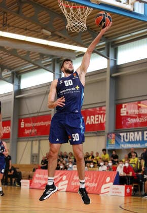 Yovel Zoosman single image clipping action sports basketball test game BBL Bundesliga men season 2021 2022 05 09 2021 ALBA Berlin vs Bakken Bears