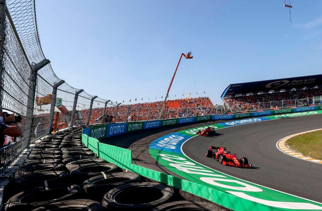 16 Charles Leclerc MON, Scuderia Ferrari Mission Winnow , 55 Carlos Sainz ESP, Scuderia Ferrari Mission Winnow , F1 Grand Prix of the Netherlands at Circuit Zandvoort on September 5, 2021 in Zandvoort, Netherlands Photo by HOCH ZWEI Zandvoort Netherlands