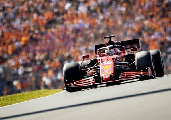 ZANDVOORT Charles LeClerc Ferrari during the Dutch Grand Prix at the Zandvoort circuit KOEN VAN WEEL Grand Prix xVIxANPxSportx xxANPxIVx 436913250
