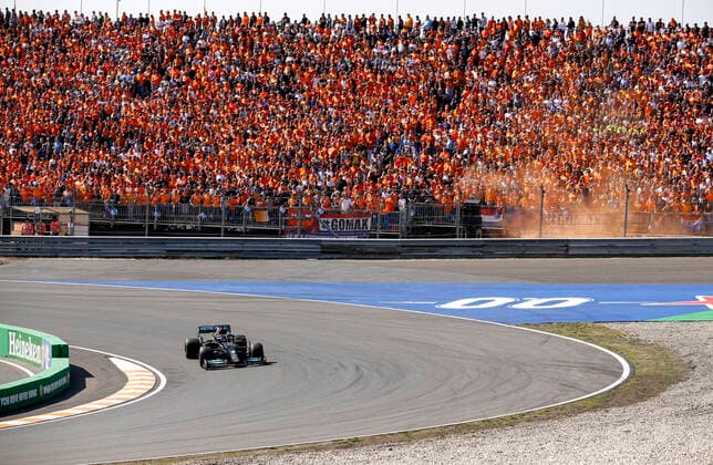 44 Lewis Hamilton GBR, Mercedes AMG Petronas F1 Team , F1 Grand Prix of the Netherlands at Circuit Zandvoort on September 5, 2021 in Zandvoort, Netherlands Photo by HOCH ZWEI Zandvoort Netherlands