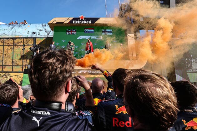 F1 Grand Prix of the Netherlands 44 Lewis Hamilton (GBR, Mercedes-AMG Petronas F1 Team), 33 Max Verstappen (NED, Red Bull Racing), 77 Valtteri Bottas (FIN, Mercedes-AMG Petronas F1 Team), F1 Grand Prix of the Netherlands at Circuit Zandvoort on September 5, 2021 in Zandvoort, Netherlands. (Photo by xpbimages.com XPB Images FIA Pool via HOCH ZWEI) Zandvoort Netherlands Poolfoto HOCH ZWEI Pool XPB Images ,EDITORIAL USE ONLY