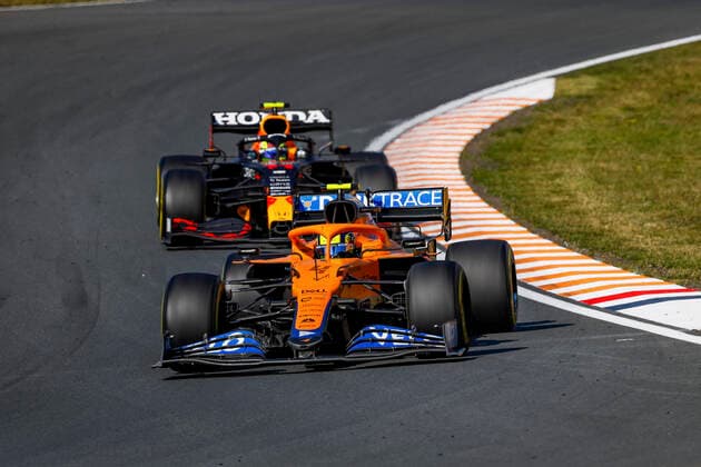 4 Lando Norris GBR, McLaren F1 Team , F1 Grand Prix of the Netherlands at Circuit Zandvoort on September 5, 2021 in Zandvoort, Netherlands Photo by HOCH ZWEI Zandvoort Netherlands