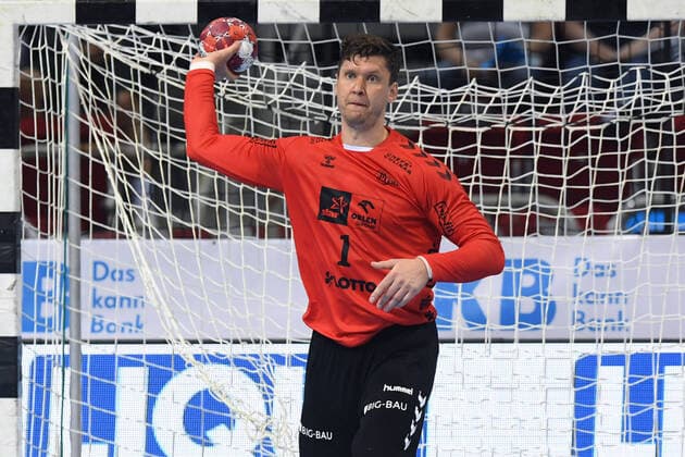 Handball Pixum Super Cup 2021 THW Kiel TBV Lemgo Lippe on 04 09 2021 at the PSD Bank Dome in Düsseldorf Niklas Landin Jacobsen Kiel xRx