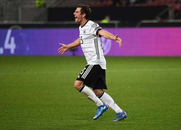 05 09 2021, xjhx, football world cup qualification 2022, germany armenia emspor, v l goal celebration after goal celebrating the goal celebrate 5 0 by Jonas Hofmann German national football team DFB DFL DFB REGULATES PROHIBIT ANY USE OF PHOTOGRAPHS as IMAGE SEQUENCES and or QUASI VIDEO Stuttgart