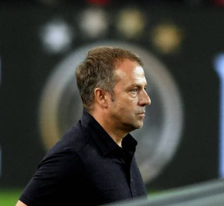 World Cup Qualifier Germany Armenia 05 09 2021 in Stuttgart National Coach Hansi Flick DFL REGULATIONS PROHIBIT ANY USE OF PHOTOGRAPHS AS IMAGE SEQUENCES AND OR QUASI VIDEO Editorial use only For journalistic purposes only HM