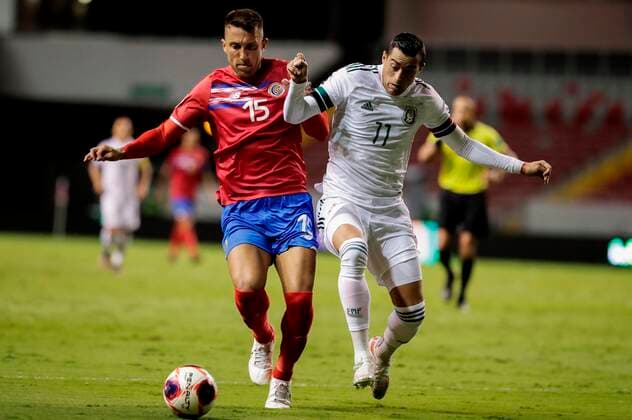 Football, World Cup Qualifier, Costa Rica - Mexico