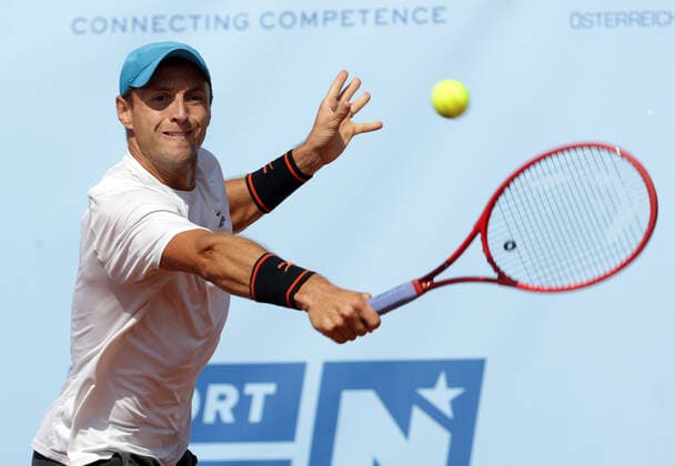 TENNIS - ATP, Tennis Herren NOE Open TULLN,AUSTRIA,06.SEP.21 - TENNIS - ATP Challenger Tour, NOE Open. Image shows Uladzimir Ignatik (BLR).  GEPAxpictures xWalterxLuger