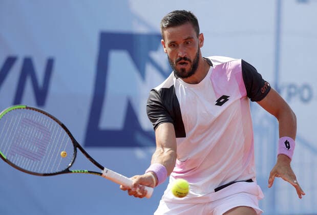 TENNIS - ATP, Tennis Herren NOE Open TULLN,AUSTRIA,06.SEP.21 - TENNIS - ATP Challenger Tour, NOE Open. Image shows Damir Dzumhur (BIH).  GEPAxpictures xWalterxLuger
